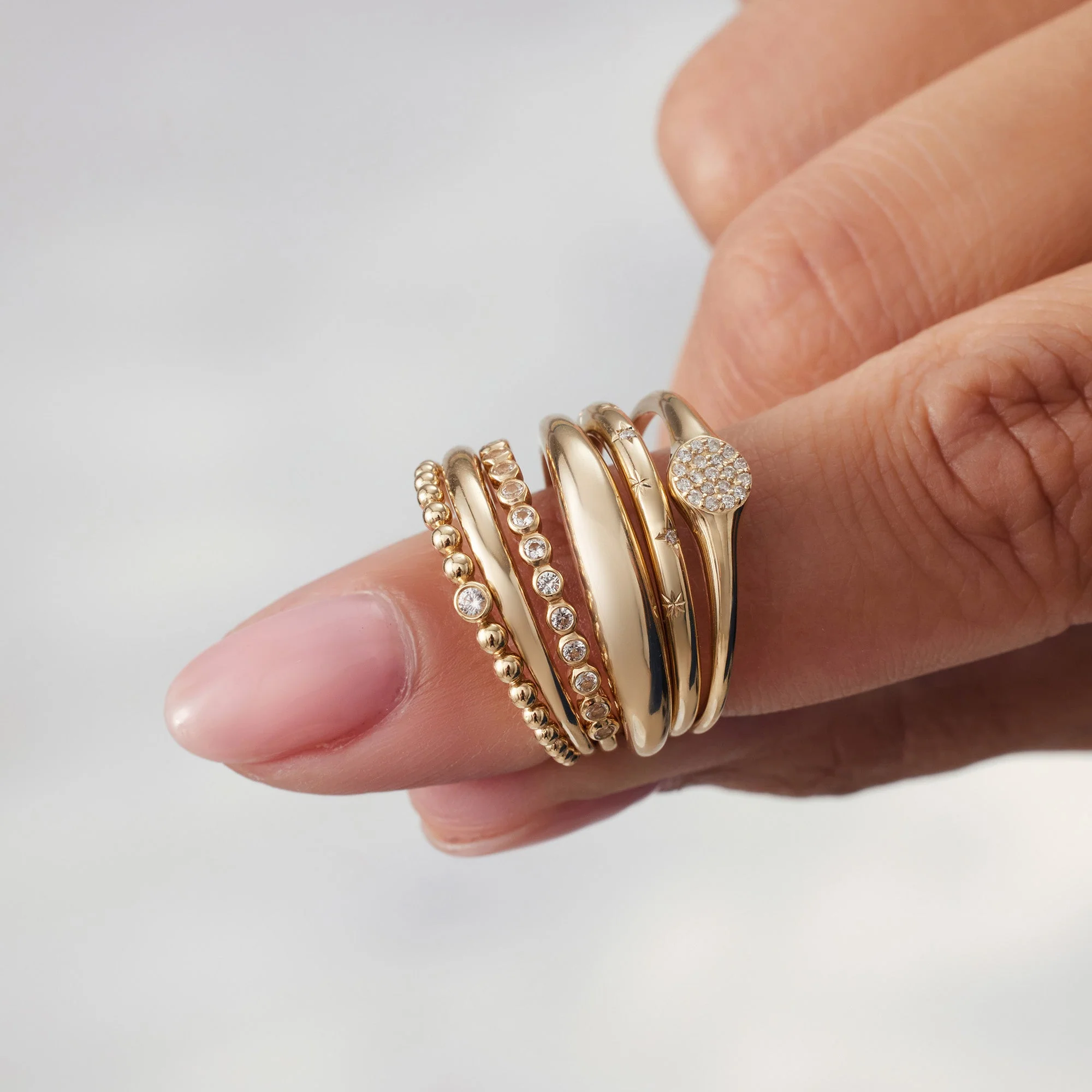 Midi Dome Ring | Gold - Image 6