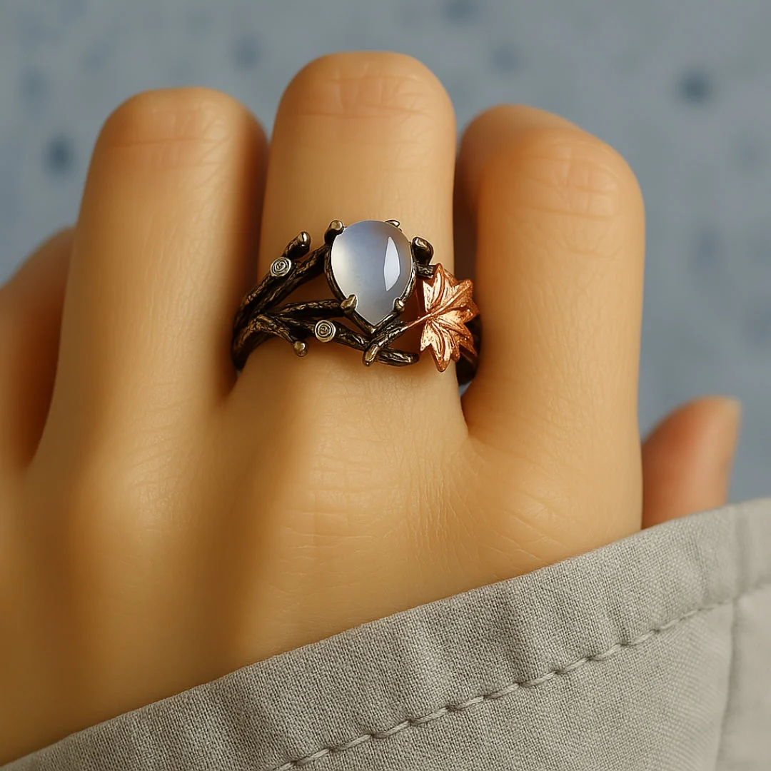 Nature Moonstone Ring - Image 2