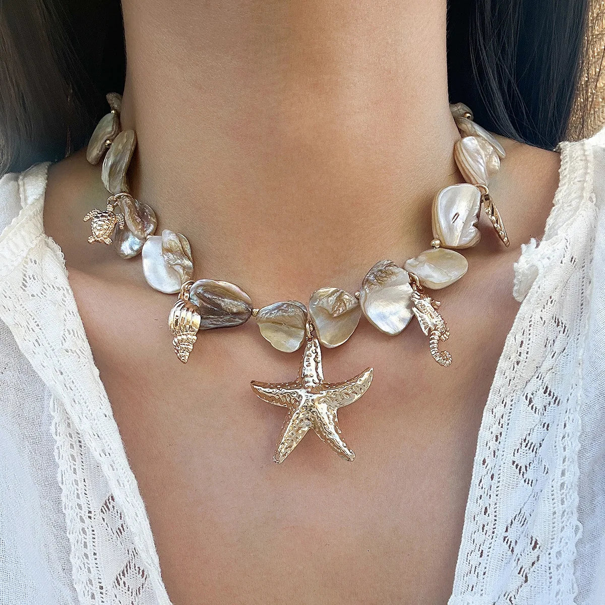 Ocean Dreams Blue Necklace - Image 5