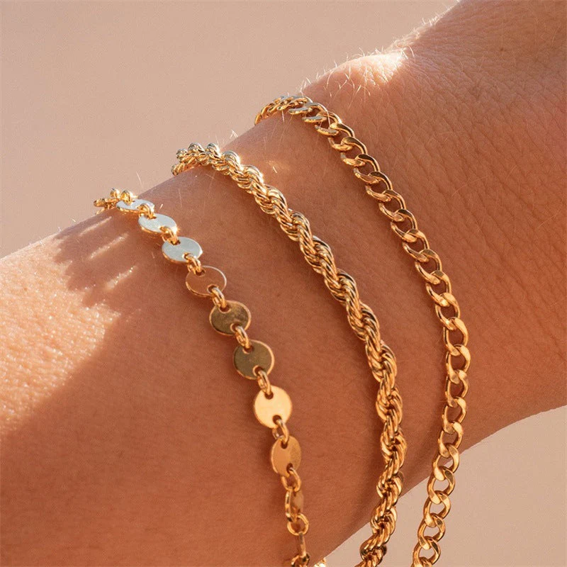 Olivia Braided Chain Bracelet - Image 2