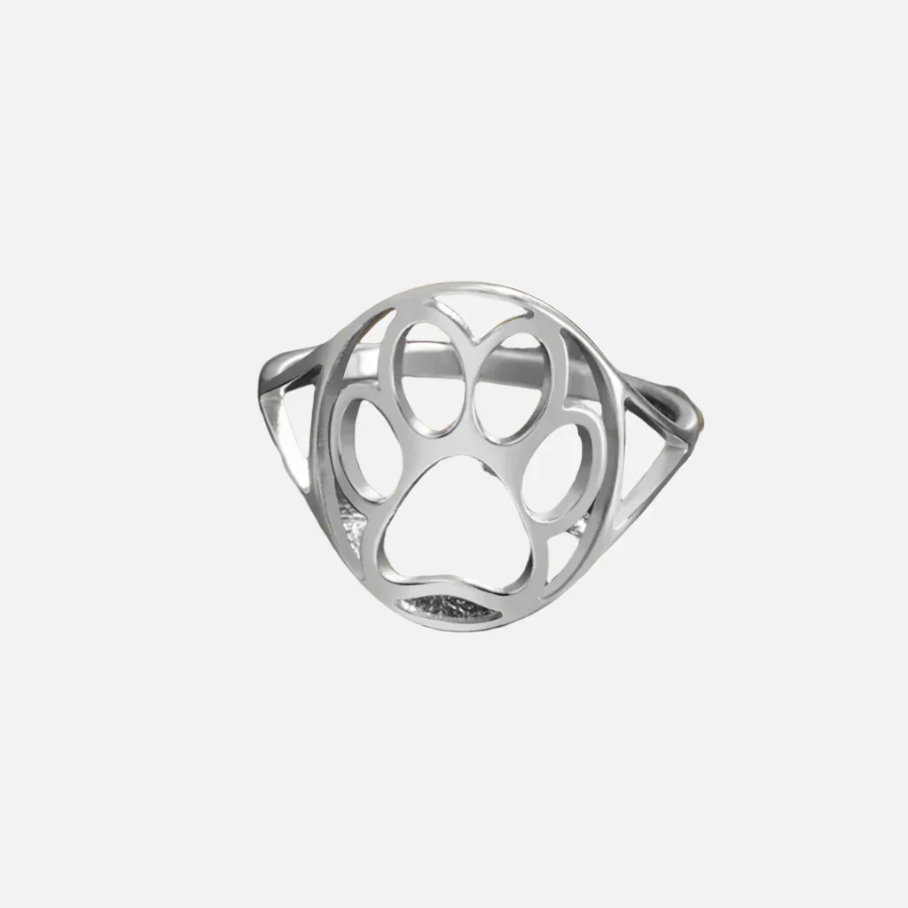 Open Paw Ring in Stainless Steel – Lightweight & Stylish - Image 3