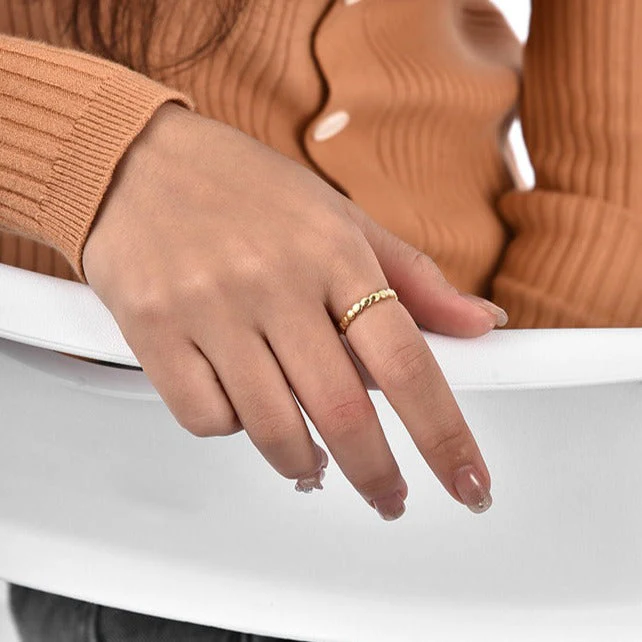 Orbit Echo Gold Ring - Image 3