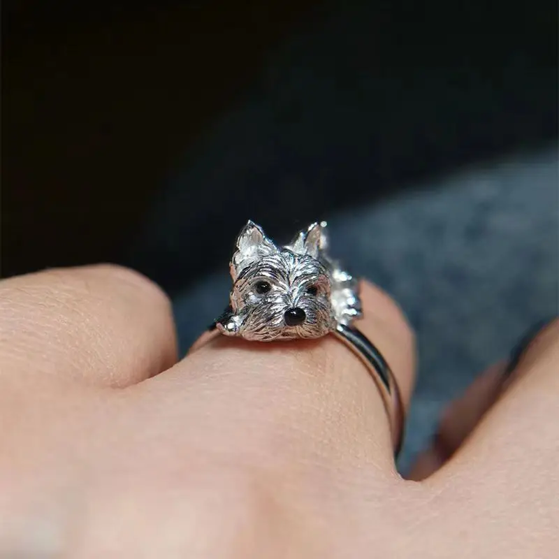 Retro-Style Adjustable Dog Ring - Image 2