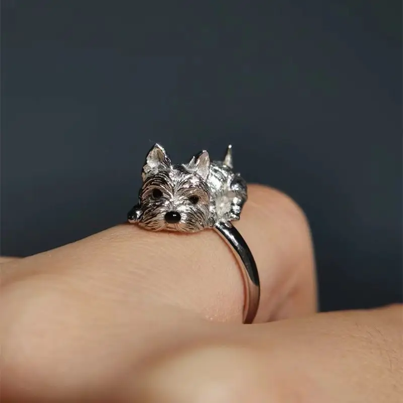 Retro-Style Adjustable Dog Ring - Image 5