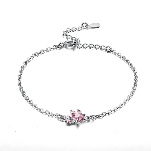 Rose Gold Paw Jewelry Set – 4 Pieces with Zirconia Heart (Ring, Necklace, Earrings, Bracelet) - Image 8
