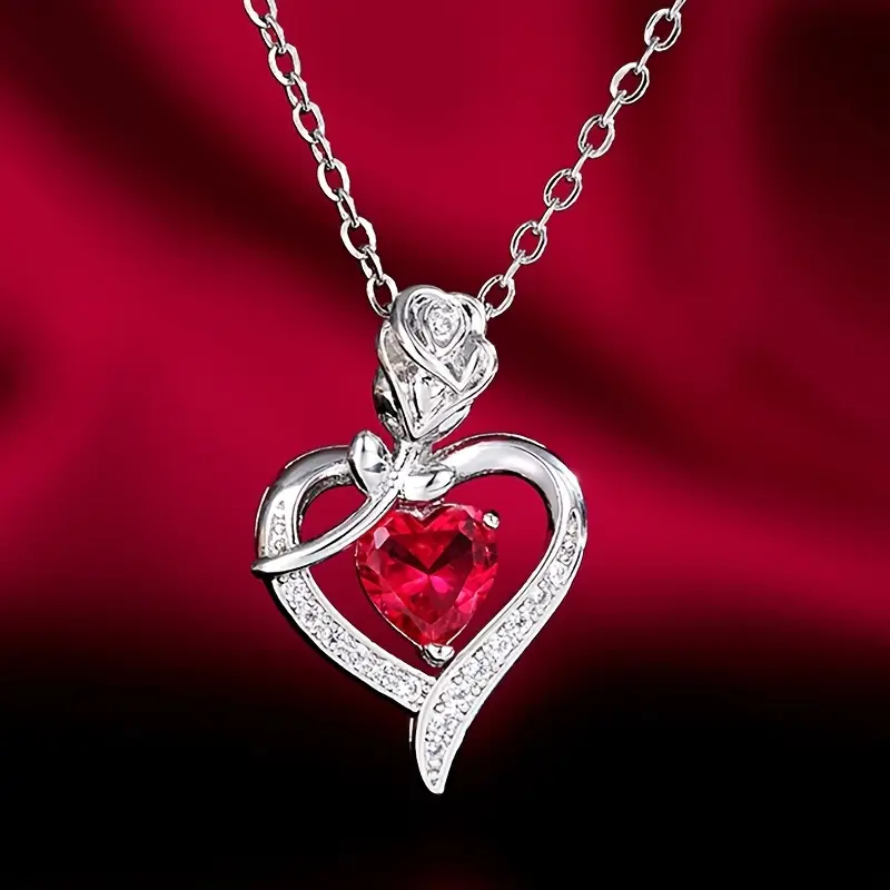 Rosira Emberveil Necklace | White Gold - Image 4
