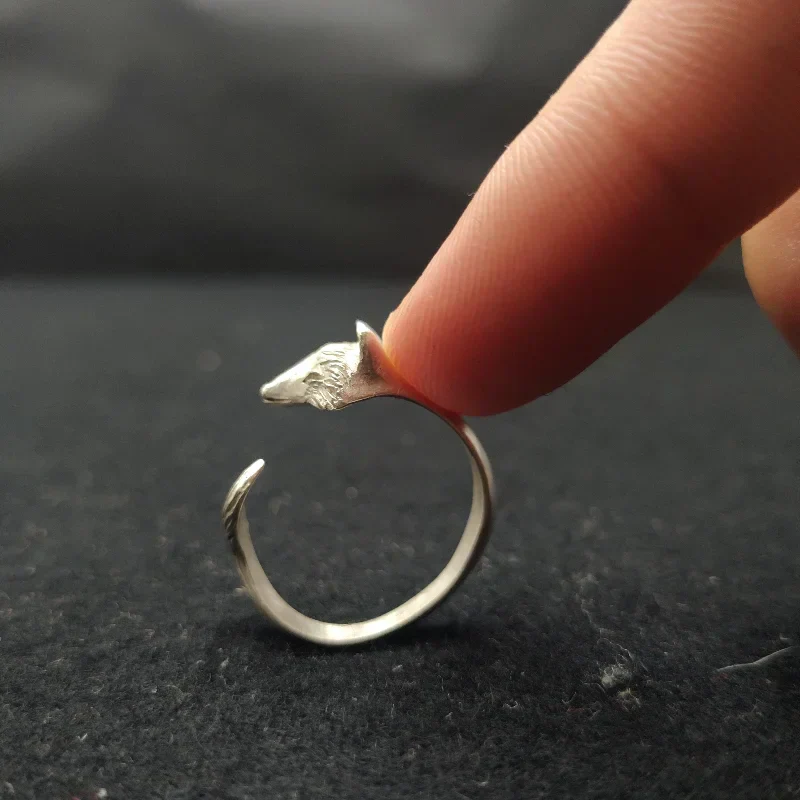 Silver Fox Ring for Women - Image 2