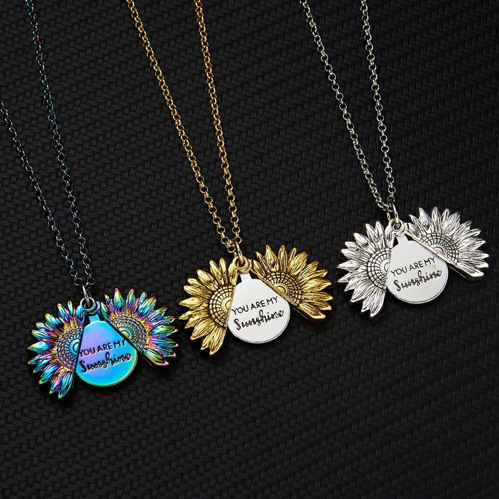 Silver Sunflower Pendant - Image 3