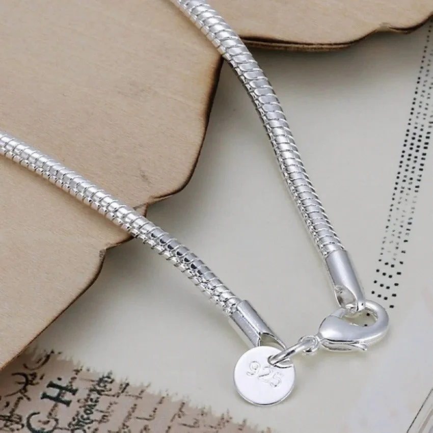 Simple 925 Silver Bracelet with Candle Holder - Image 2