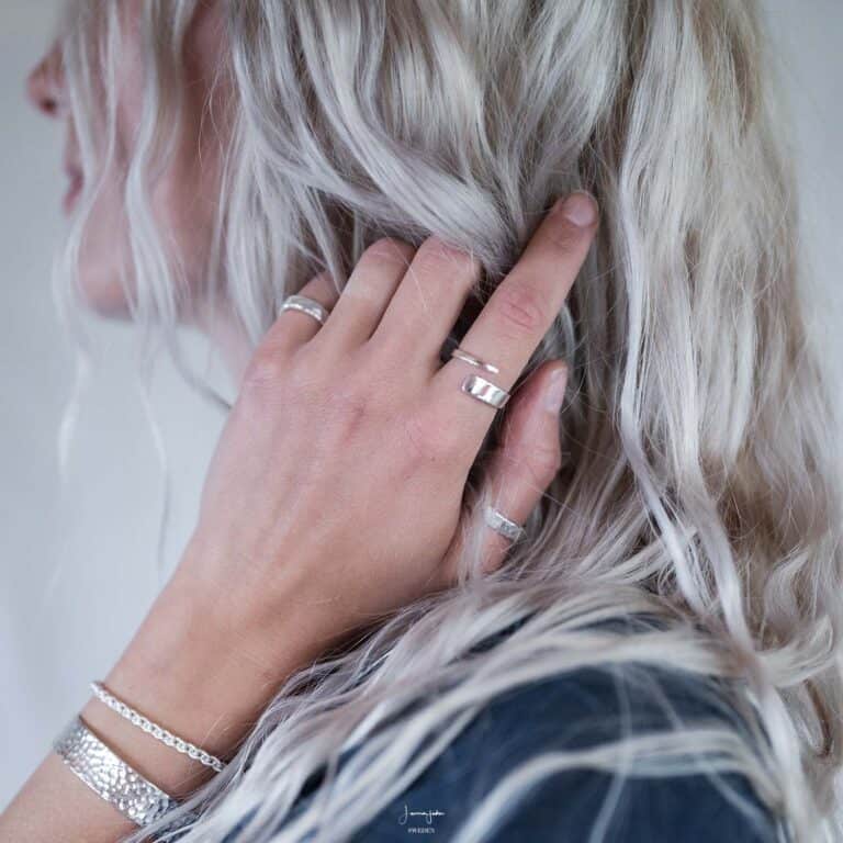 Simple Adjustable 925 Silver Ring - Image 2