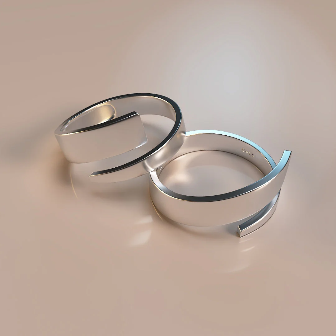 Simple Adjustable 925 Silver Ring - Image 3