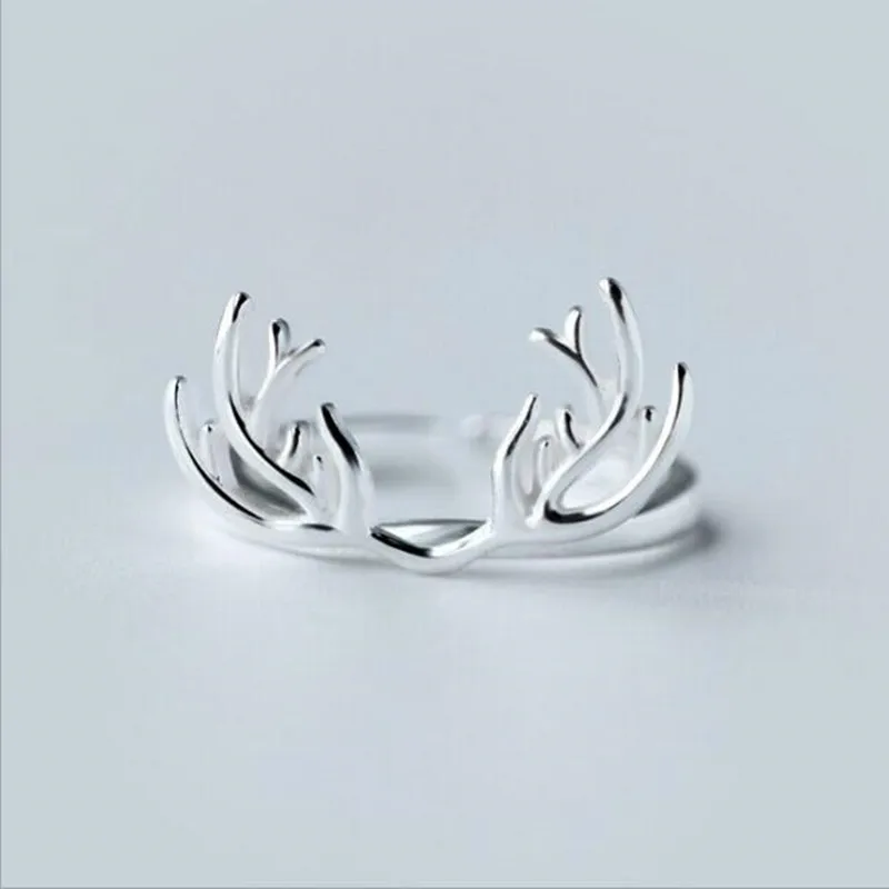 Sterling Silver Antler Ring - Image 2