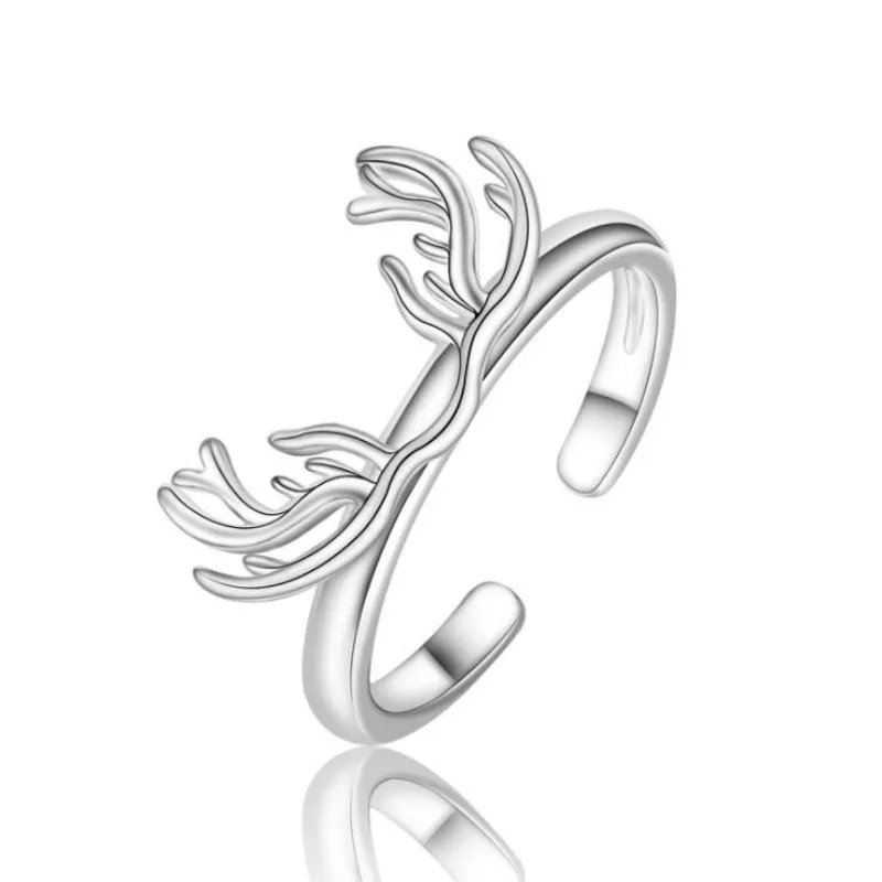 Sterling Silver Antler Ring - Image 5