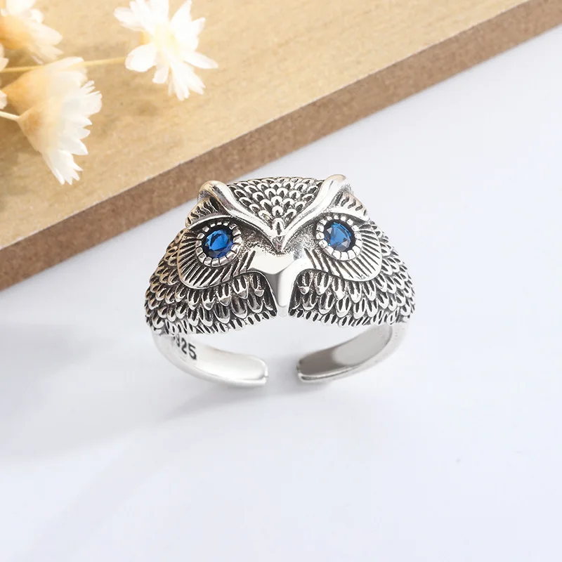 Sterling Silver Owl Ring - Image 4