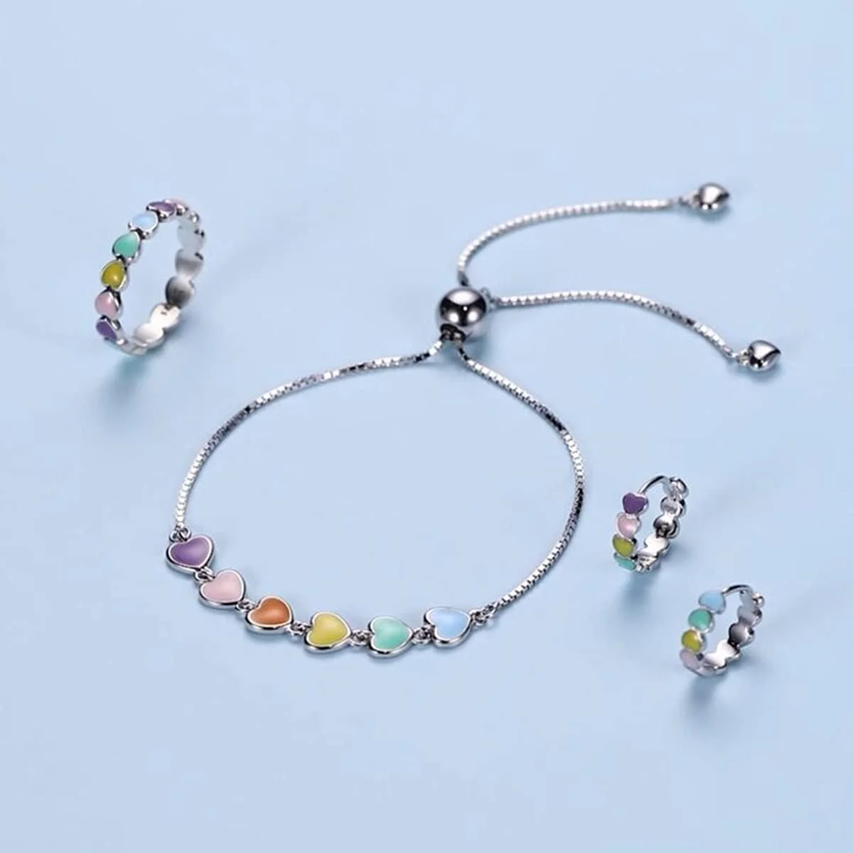Sterling Silver Paw Print Bracelet – Adjustable Fit - Image 18