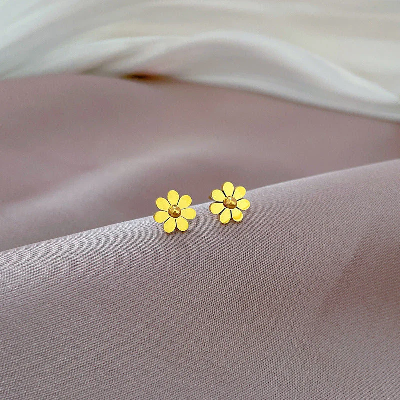 Sunflora Gold Earrings - Image 2