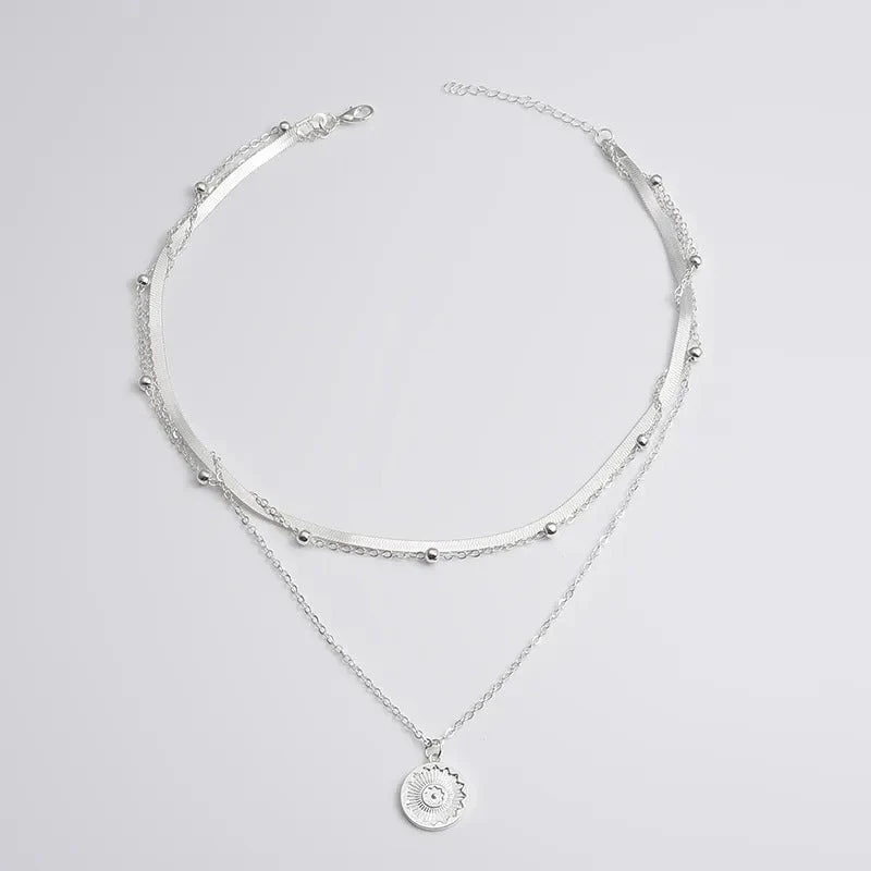 Triple 925 Silver Necklace - Image 5