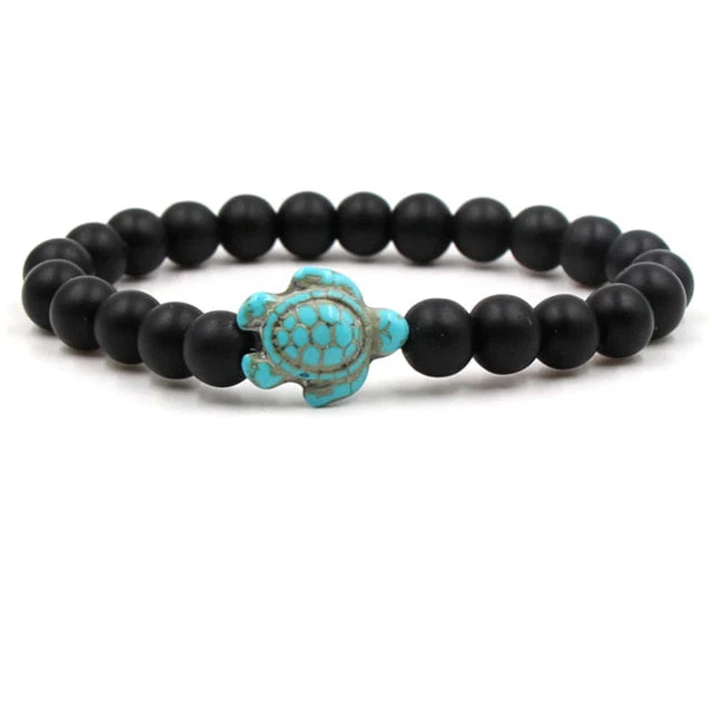 Unique Natural Stone Beads Turtle Bracelets - Image 2