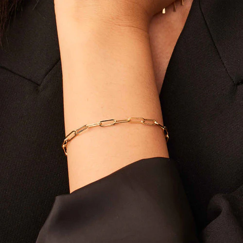 Venice Link Bracelet | White Gold - Image 3