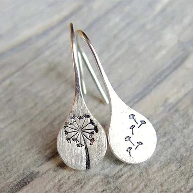Vintage Flower Earrings in 925 Silver - Image 4