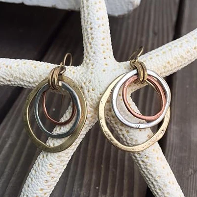Vintage Gold and Silver Earrings