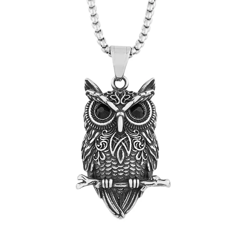 Vintage Owl Wisdom Pendant Necklace - Image 6