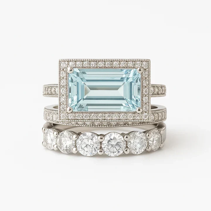 Vintage Silver and Turquoise Ring - Image 2