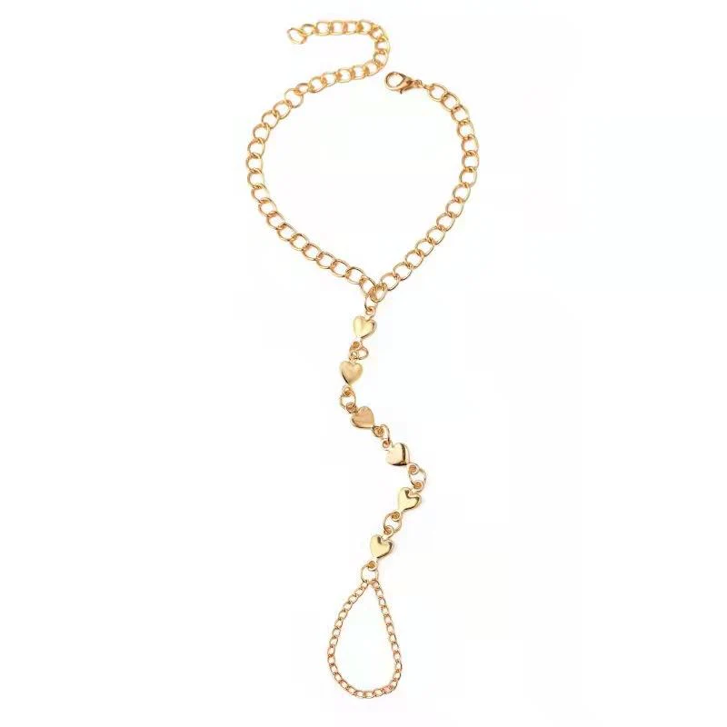 Vivid Hearts Finger Chain Bracelet - Image 4
